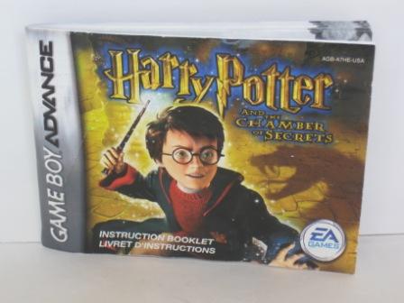 Harry Potter and the Chamber of Secrets - Gameboy Adv. Manual
